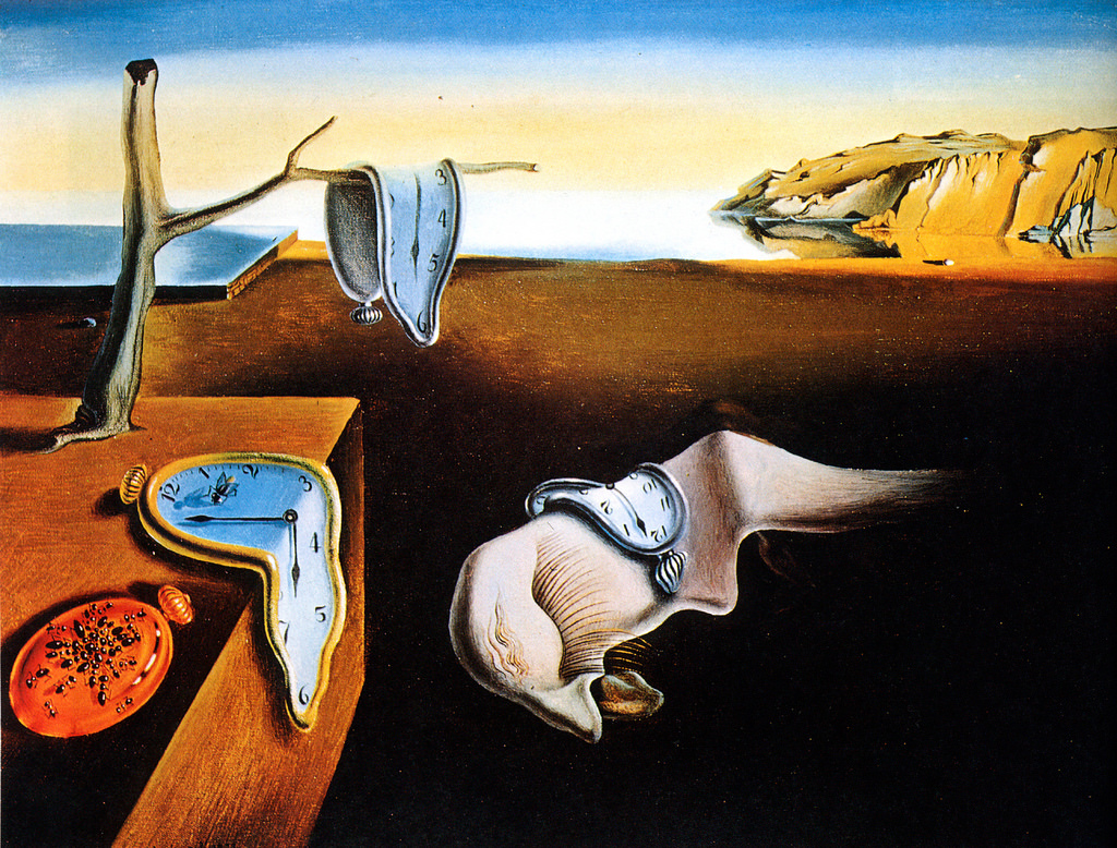 達利的「軟掉的時鐘」（La persistencia de la memoria）是最典型的超現實代表畫之一。