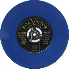 歌物件-RCA最早的45轉七吋唱片示範盤