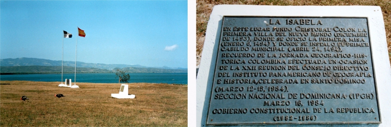 位於多明尼加共和國境內的伊莎貝拉以及殖民紀念碑