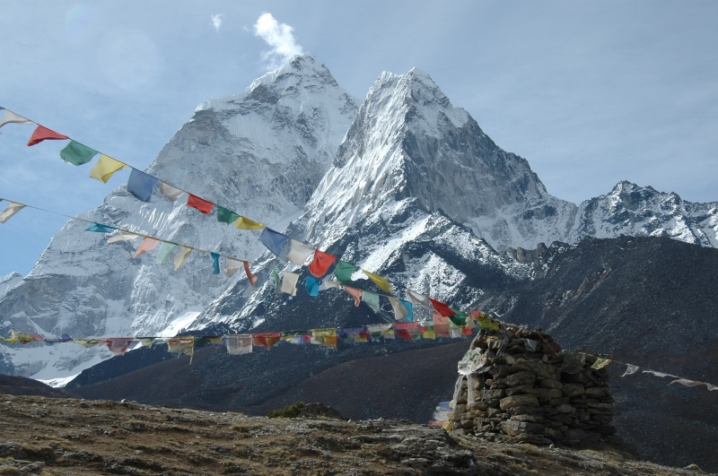 在喜馬拉雅山麓可感受藏人的信仰（圖／黃麗如）