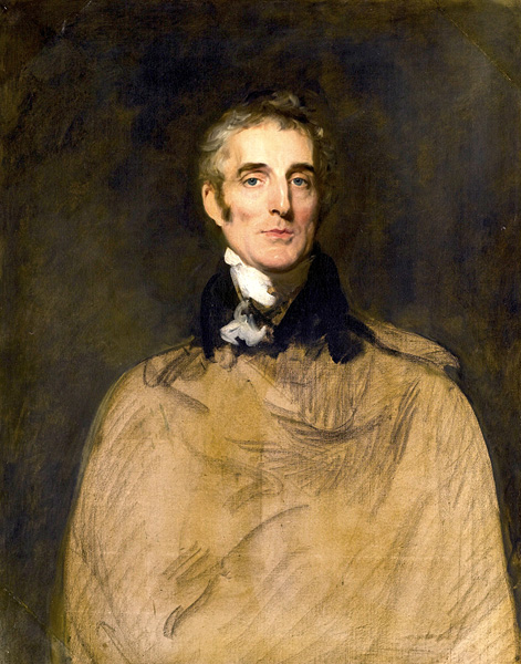 托馬斯・勞倫斯1829年未完成作品《威靈頓公爵肖像》