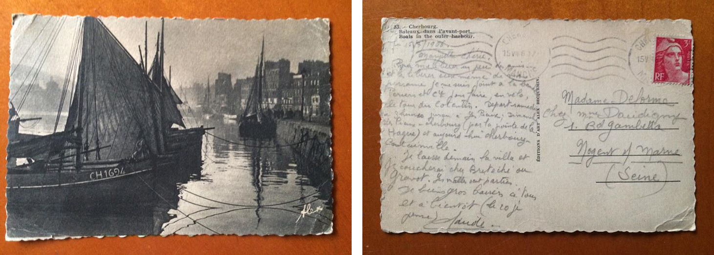 1908年的雪堡明信片（提供/但唐謨）