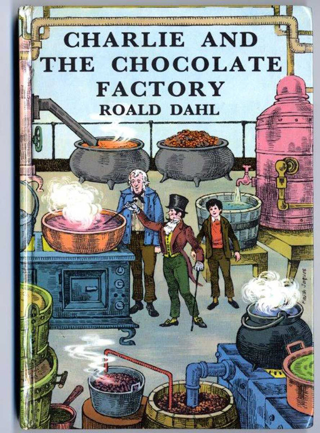 1967《巧克力冒險工廠》的英版封面