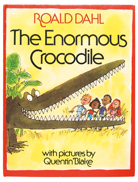 布雷克與達爾合作的第一本書《大大大大的鱷魚》