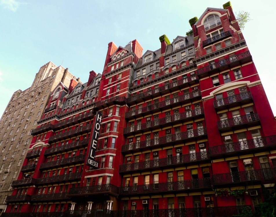 紐約卻爾西旅館是歷史建築、地標、波希米亞精神的薈萃地。