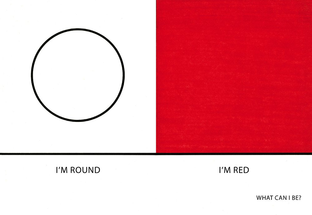 如果我是紅色的、圓形的，那我可以是什麼？（圖/《What Can I Be ?》內頁）