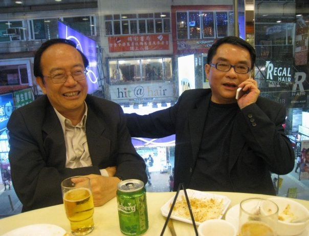 不能不認識的香港文學作家：也斯(左)、葉輝(右)
