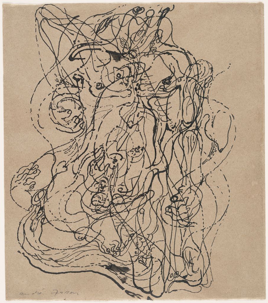 Automatic Drawing  by André Masson（圖／moma）