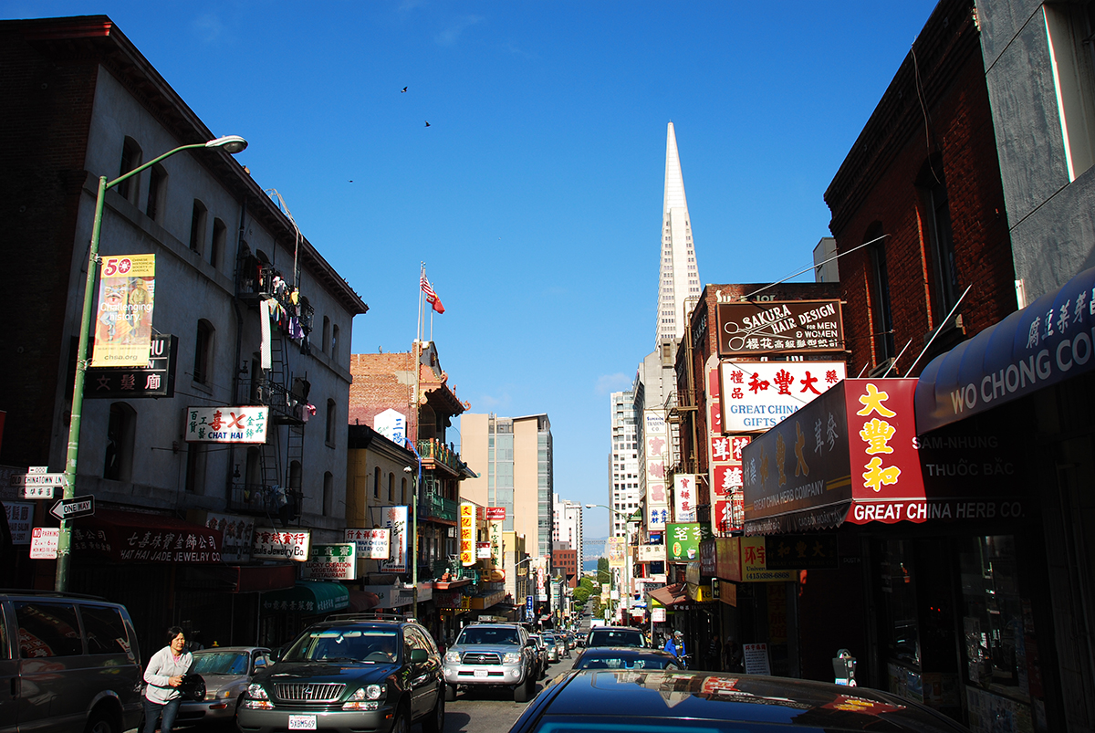 中國人在美國多處建立起中國城，圖為舊金山唐人街（圖/wiki）