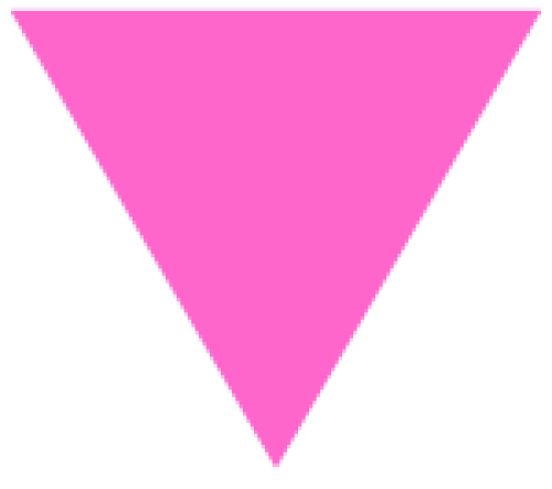象徵納粹時期壓迫男同志的符號「粉紅色三角形」