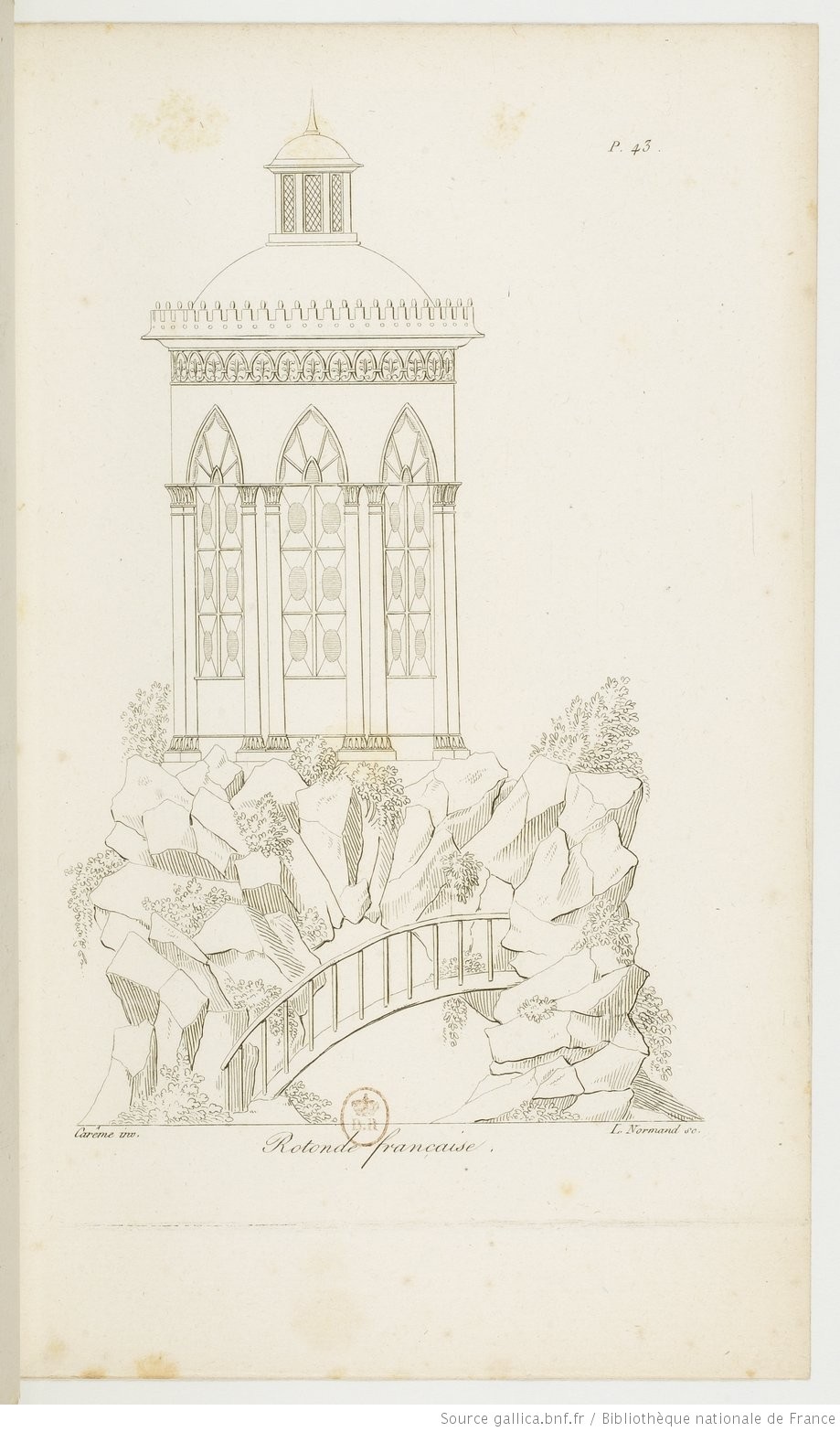 Carême 早年在法國皇家圖書館研究建築構造與細節，並據以創造出無數令人驚嘆的甜點裝置藝術作品。他曾出版《Le Pâtissier pittoresque》一書（1815, impr. de F.