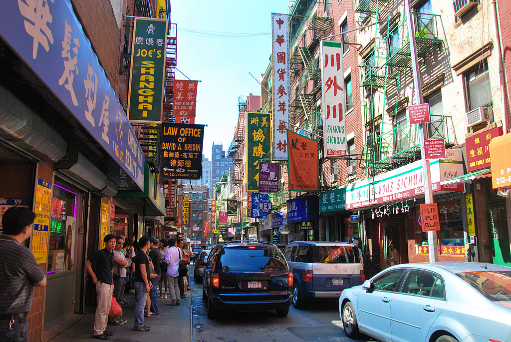 紐約曼哈頓華埠（圖片來源/wiki）