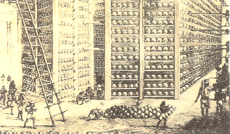 18世紀英國在印度的鴉片儲存庫（圖片來源/wiki）