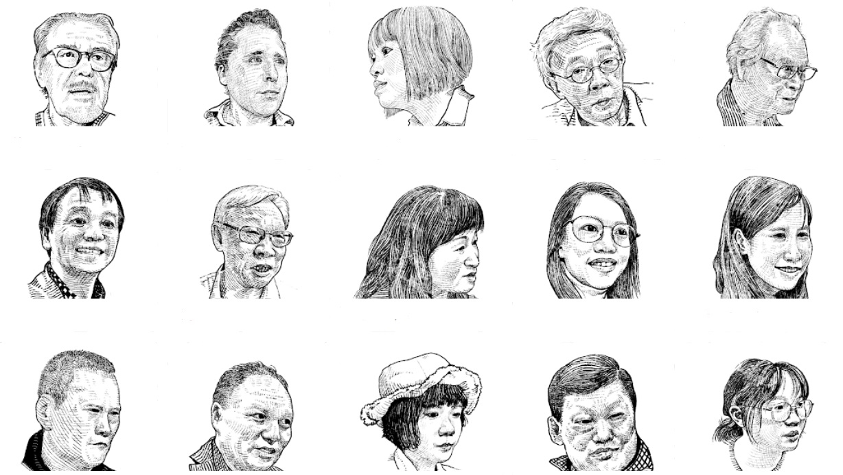 圖說：本書收錄30張插畫，記錄台灣眾生的臉譜與形貌。