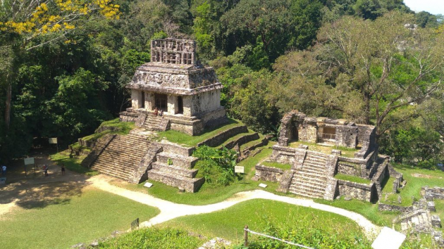 帕連克Palenque遺址，是馬雅文明古典時期最重要的城邦之一。位於今墨西哥恰帕斯州境內的尤卡坦半島上。圖：馬雅人提供