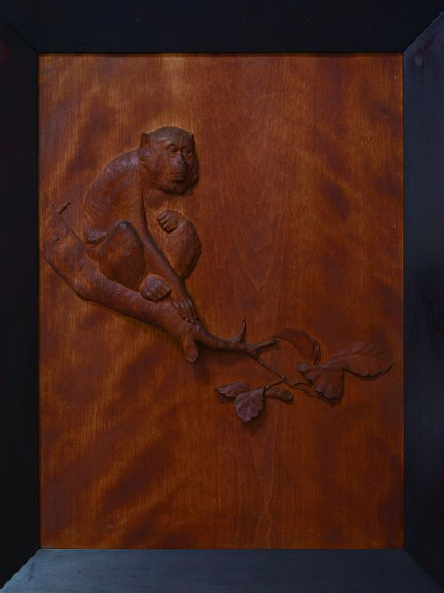 黃土水　〈木雕額猿〉　1923年　日本宮內廳三之丸尚藏館藏