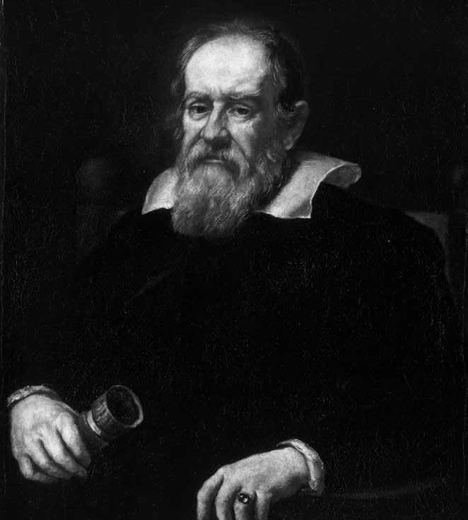 圖說:  伽利略，他因為提出「日心說」遭到審判和監禁，卻為科學拓展全新的航道。