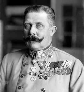 圖解1：奧匈帝國的皇儲法蘭茲．斐迪南。